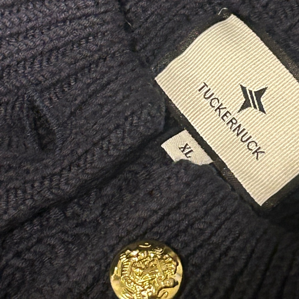 Tuckernuck Dark Knit with Gold Accent